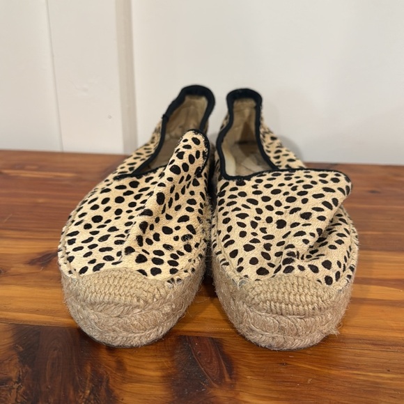 Soludos Animal Print Leopard Platform Espadrilles - Picture 5 of 8
